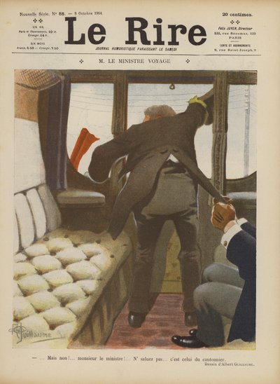 Ilustracja do Le Rire autorstwa Albert Guillaume