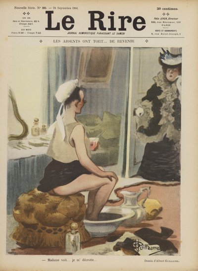 Ilustracja do Le Rire autorstwa Albert Guillaume