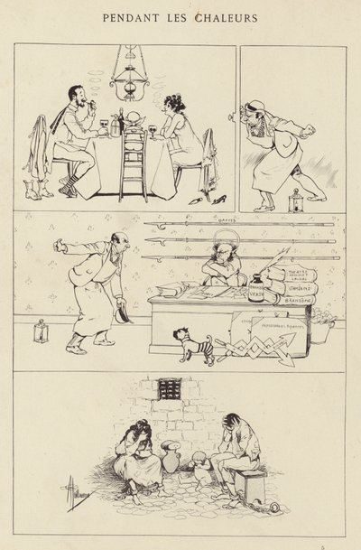 Podczas upałów autorstwa Albert Guillaume