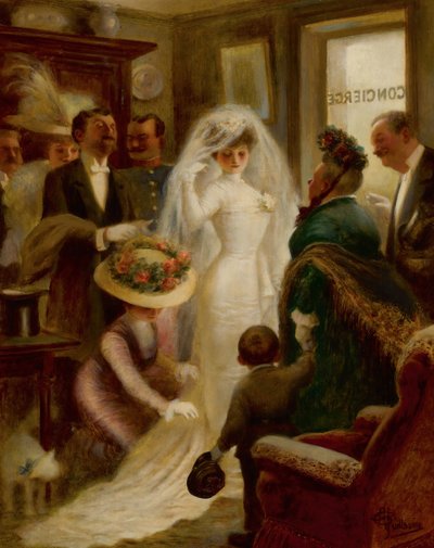 Dzień ślubu Dzień ślubu. autorstwa Albert Guillaume