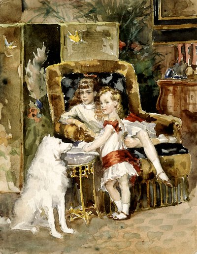 Wielki książę Michał Aleksandrowicz Rosji 1878-1918 i wielka księżna...1875-1960. autorstwa Albert Gustaf Aristides Edelfelt