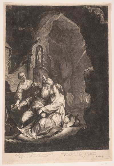 Lot i jego córki autorstwa Albert Haelwegh