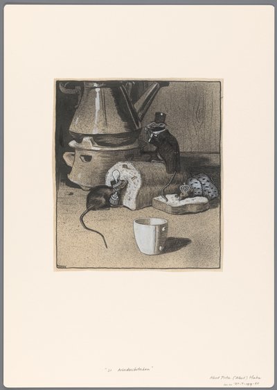 Projekt komiksu politycznego: The Greedy Rodents. Do kanapki pracowników autorstwa Albert Hahn (I)