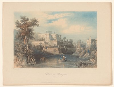 Widok na Castello del Catajo w Battaglia Terme Zamek Battaglia (Padwa) (tytuł na obiekcie) autorstwa Albert Henry Payne