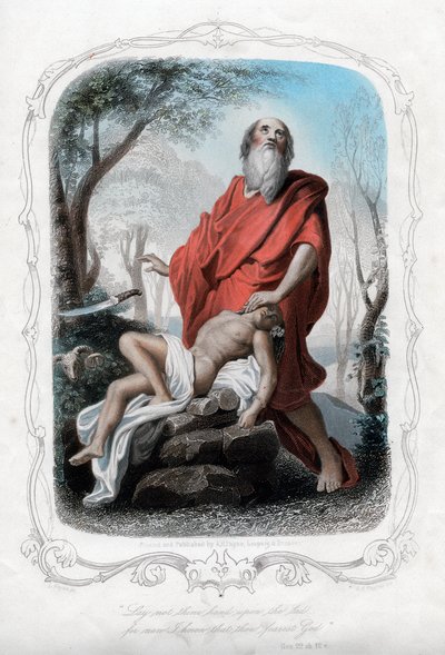Nie kładź ręki na smyczy, bo teraz wiem, że boisz się Boga, ok. 1850 r. autorstwa Albert Henry Payne