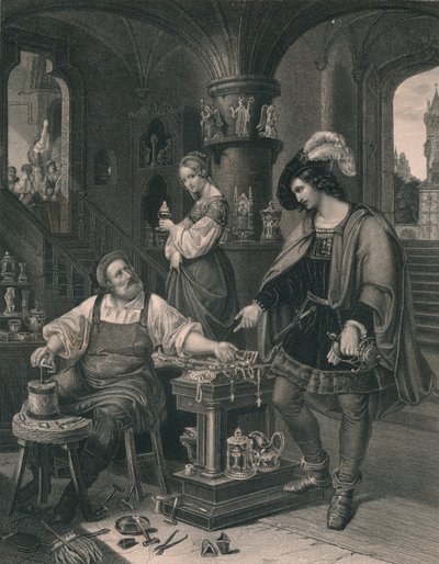 Córka złotników, ok. 1850 r autorstwa Albert Henry Payne