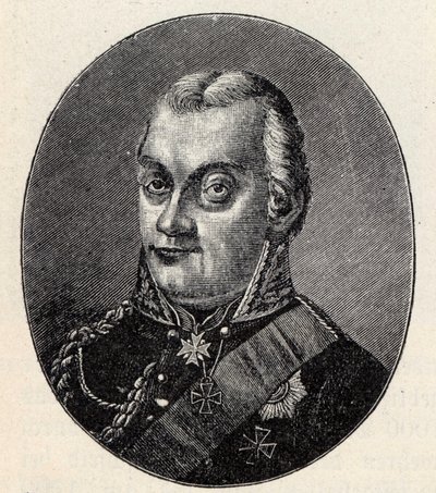 Feldmarszałek Friedrich Graf von Kleist von Nollendorf 1762-1823. autorstwa Albert Johann Christian Schule