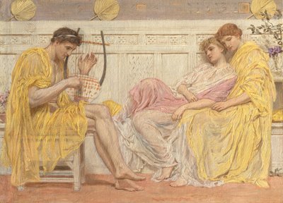 Muzyk, ca. 1867. autorstwa Albert Joseph Moore
