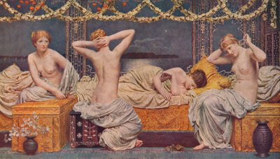Letnia noc, 1890, 1938 autorstwa Albert Joseph Moore