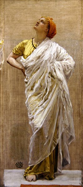 Studium dla ptaków, ok. 1878 (olej i ołówek na dwóch płótnach) autorstwa Albert Joseph Moore