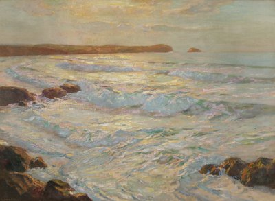 Summer Sea, Newquay, Kornwalia, ok. 1920 r. autorstwa Albert Julius Olsson