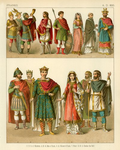 Franków 800 AD autorstwa Albert Kretschmer