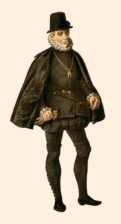 Król Hiszpanii Filip II autorstwa Albert Kretschmer