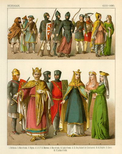 Norman 1000-1100 autorstwa Albert Kretschmer