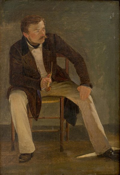 Malarz Constantin Hansen autorstwa Albert Küchler