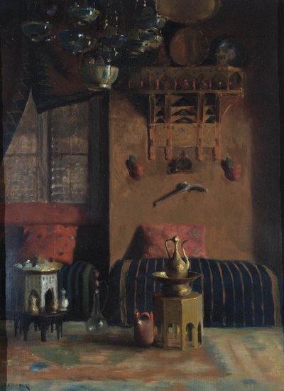 Pokój dla palących Sir Richarda Burtona, 1889 autorstwa Albert Letchford