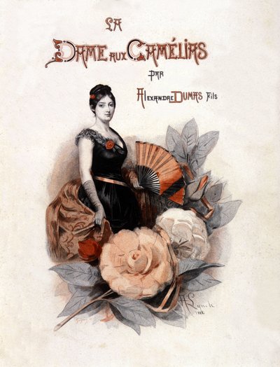 Dama Kameliowa — Alexandre Dumas Jr. Ilustracja Alberta Lyncha autorstwa Albert Lynch
