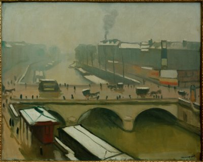 Widok na Pont St. Michel w Paryżu autorstwa Albert Marquet