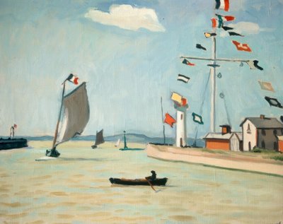 Port Honfleur autorstwa Albert Marquet