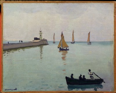 Wejście do portu (olej na płótnie) autorstwa Albert Marquet