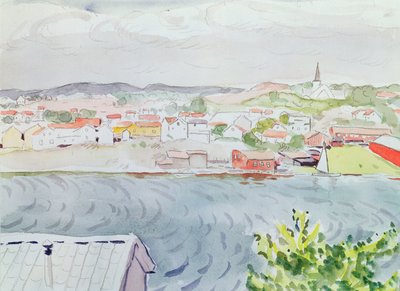 Grimstad, Norwegia autorstwa Albert Marquet