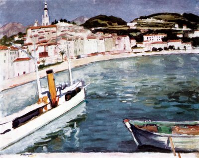 Port w Menton, 1905 autorstwa Albert Marquet
