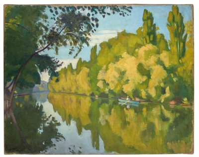 La Varenne Sainte-Hilaire, łódź autorstwa Albert Marquet