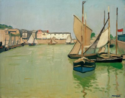 Port Honfleur autorstwa Albert Marquet