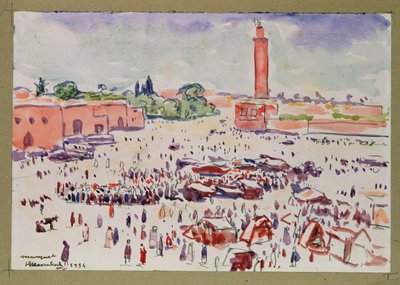 Marrakesz autorstwa Albert Marquet