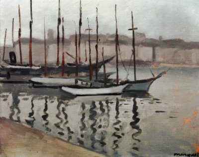 Marsylia w zimie autorstwa Albert Marquet
