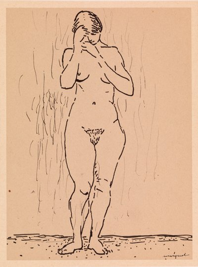 Naga kobieta stojąca autorstwa Albert Marquet