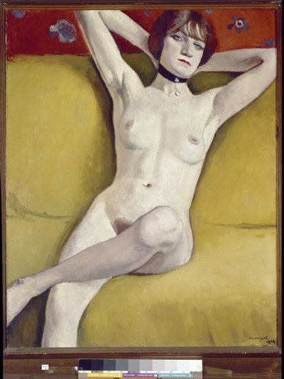 Nago na kanapie autorstwa Albert Marquet