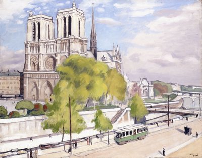 Paris, O Sena e Notre Damepolish autorstwa Albert Marquet
