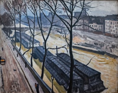 Paryż zimą. Quai Bourbon autorstwa Albert Marquet