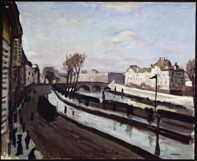 Paryż, Quai des Grands-Augustins autorstwa Albert Marquet