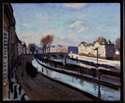 Paryż, Quai des Grands-Augustins autorstwa Albert Marquet