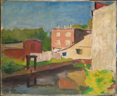 Różowy dom w Arcueil autorstwa Albert Marquet