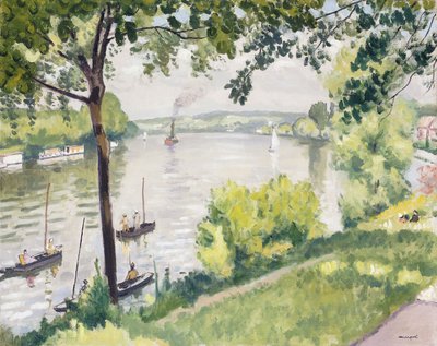 Brzegi Triel (holownik); Berge a Triel (holownik) autorstwa Albert Marquet
