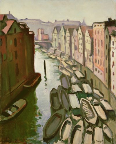 Doki w Hamburgu autorstwa Albert Marquet