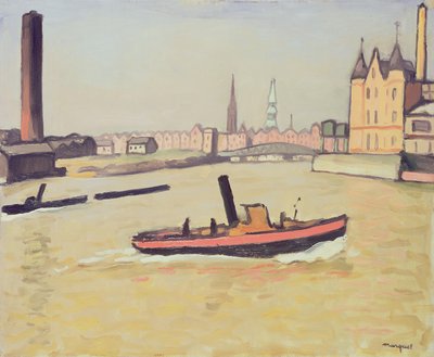 Port w Hamburgu autorstwa Albert Marquet