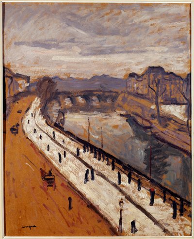 Quai des Grands Augustins w Paryżu autorstwa Albert Marquet