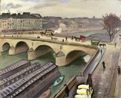 Sekwana w Paryżu, ok. 1907 r. (olej na płótnie) autorstwa Albert Marquet