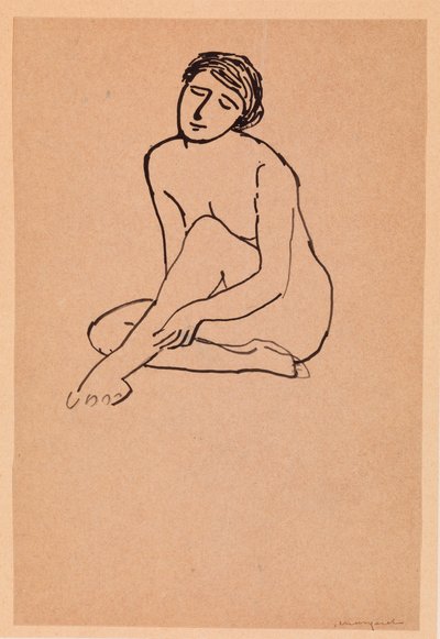 Kobieta - Siedząc nago autorstwa Albert Marquet