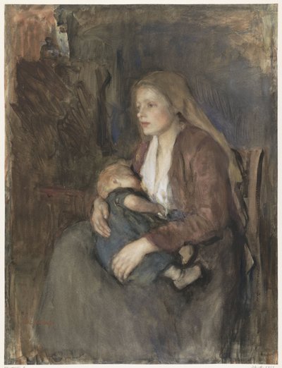 nordycka Madonna autorstwa Albert  Neuhuys