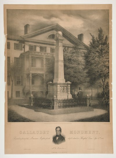 Pomnik Gallaudeta autorstwa Albert Newsam