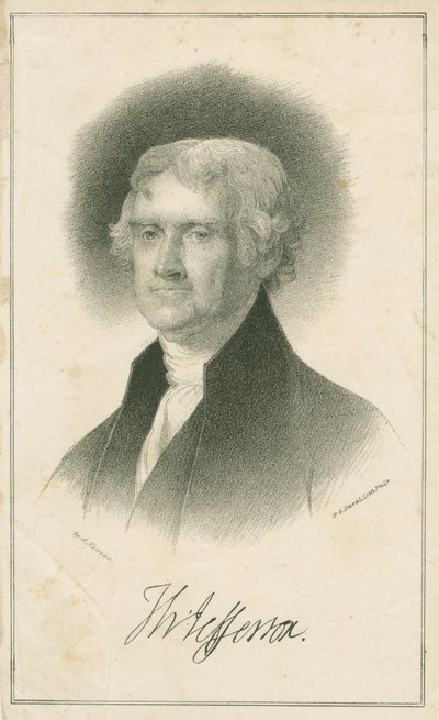 Thomas Jefferson, 1840 autorstwa Albert Newsam