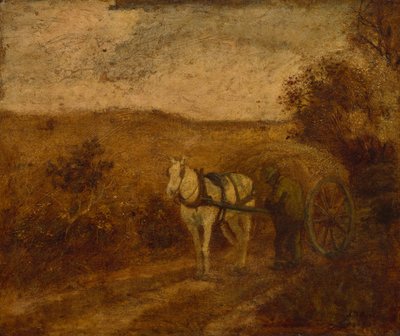 Reperowanie uprzęży, od połowy do końca lat 70. XIX wieku. autorstwa Albert Pinkham Ryder