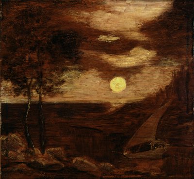 Łódź kochanków autorstwa Albert Pinkham Ryder
