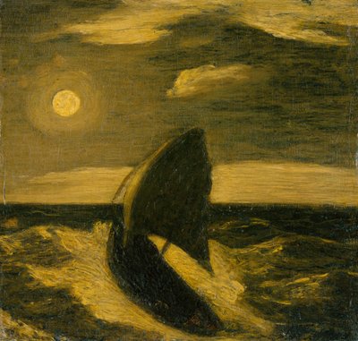 Robotnicy morza, ca. 1880-85. autorstwa Albert Pinkham Ryder