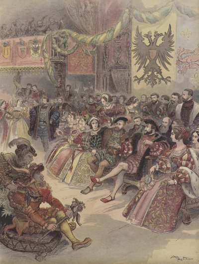 Bal na korcie autorstwa Albert Robida